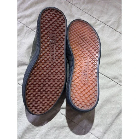 Vintage Airwalk suede slip on shoes olive green skater comfort size 9 streetwear - Picture 3 of 5